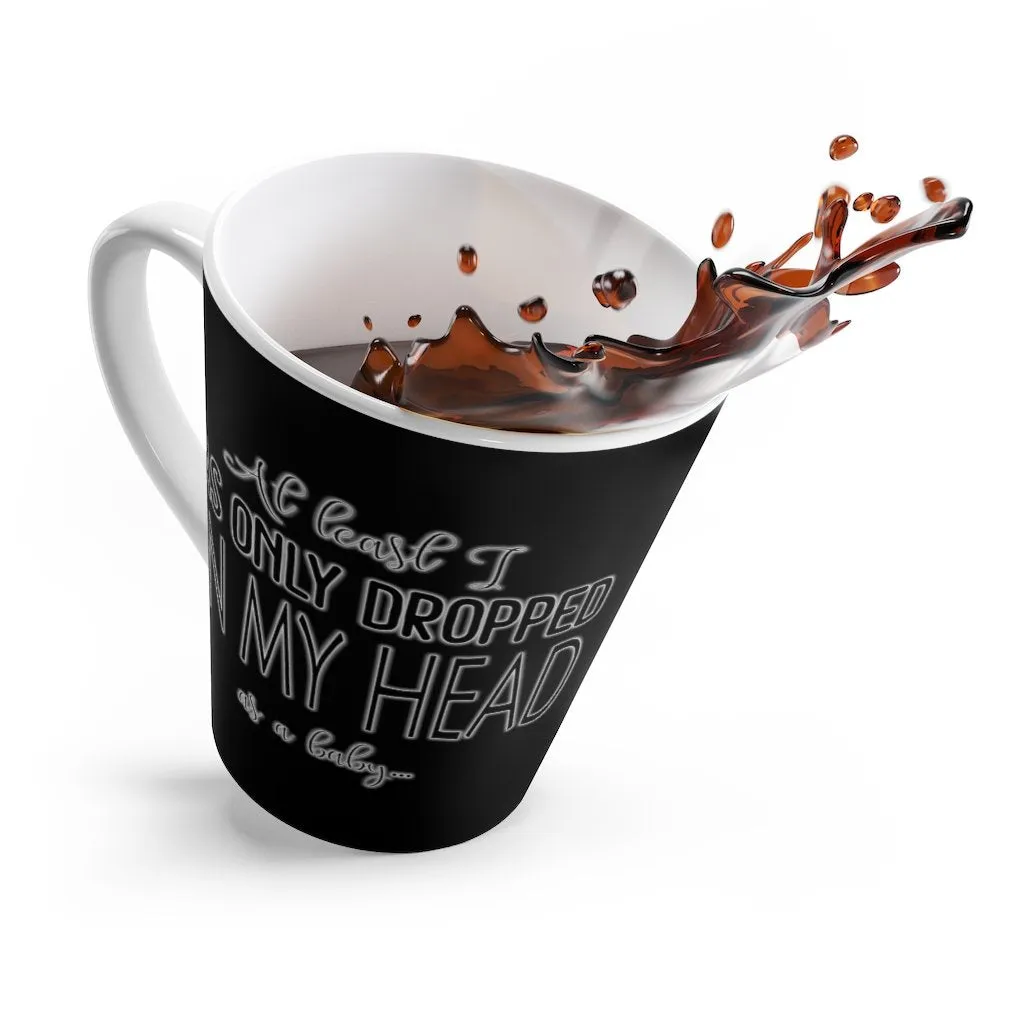 Not On My Face - Latte Mug (Tar Black)