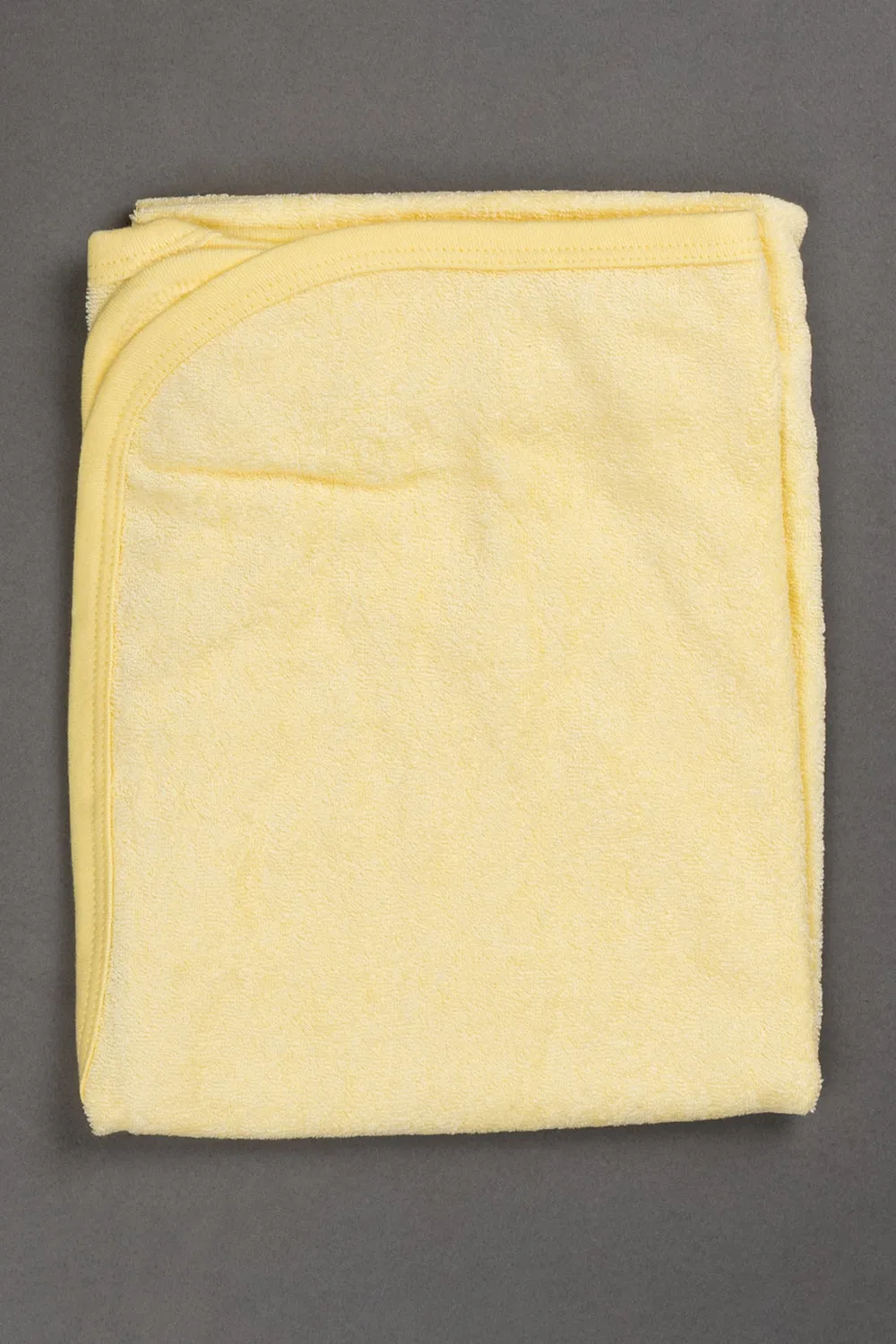 Oh Baby Cotton Interlock Terry Knit Animal Print Blanket - Yellow - Bk05