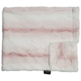 Ombre Blush Rosewood Minky Blanket