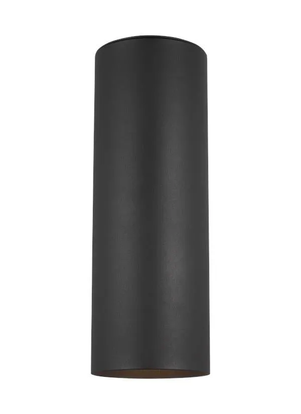 Outdoor Cylinders Collection - Two Light Outdoor Wall Lantern | Finish: Black - 8313802EN3-12