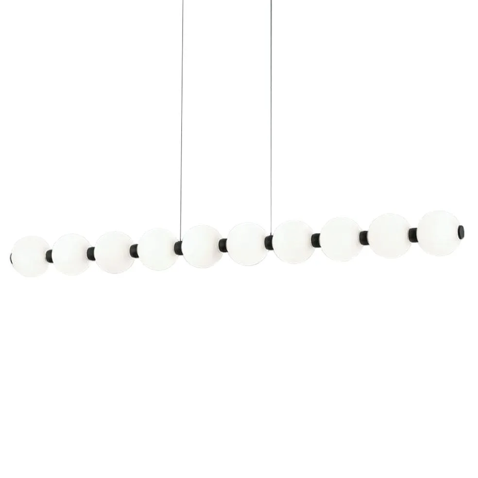 Pearl Chandelier Linear 10 Light