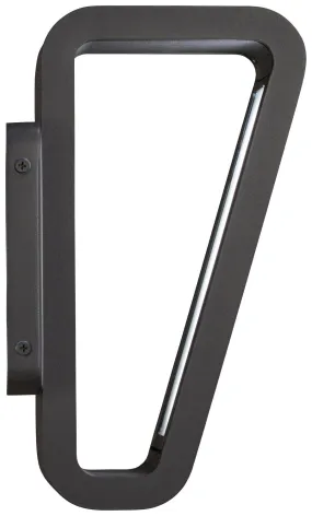 Pediment LED Wall Sconce in Black