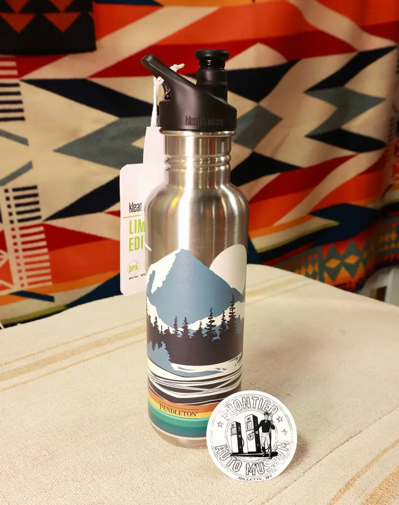 Pendleton Klean Kanteen stainless steel water bottle Pacific Wonderland