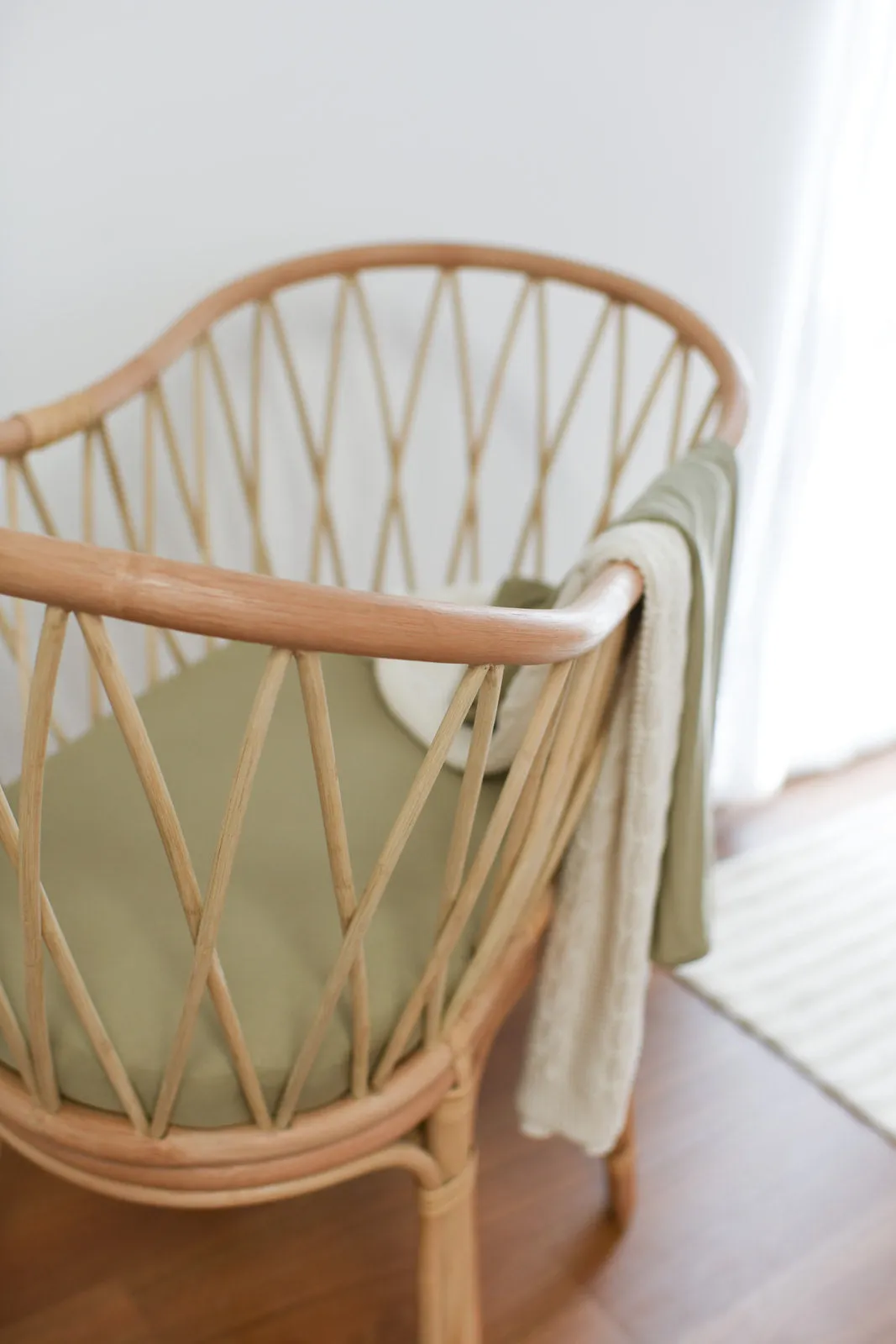 PINE bamboo JERSEY BASSINET sheet