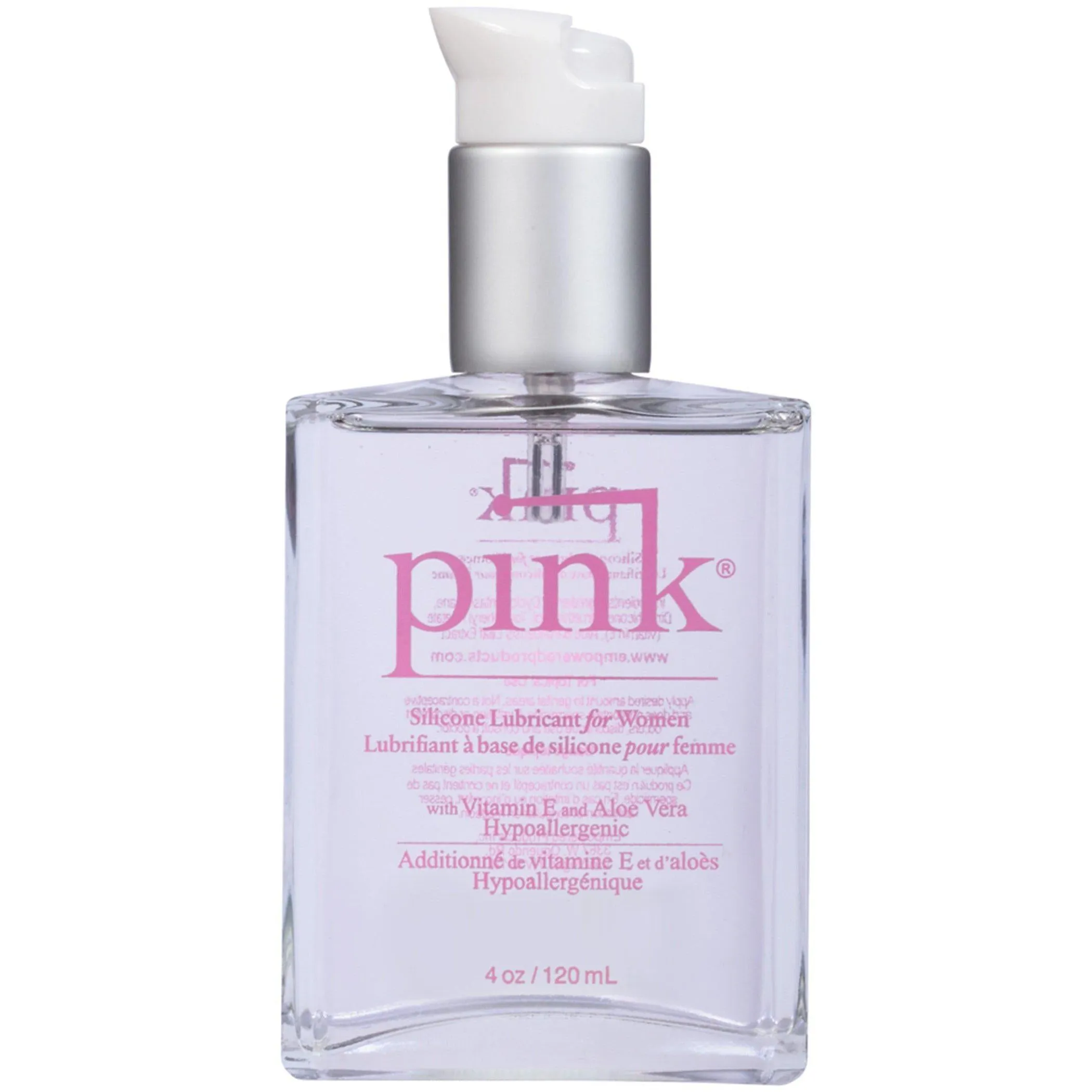 Pink 4oz. Glass Bottle