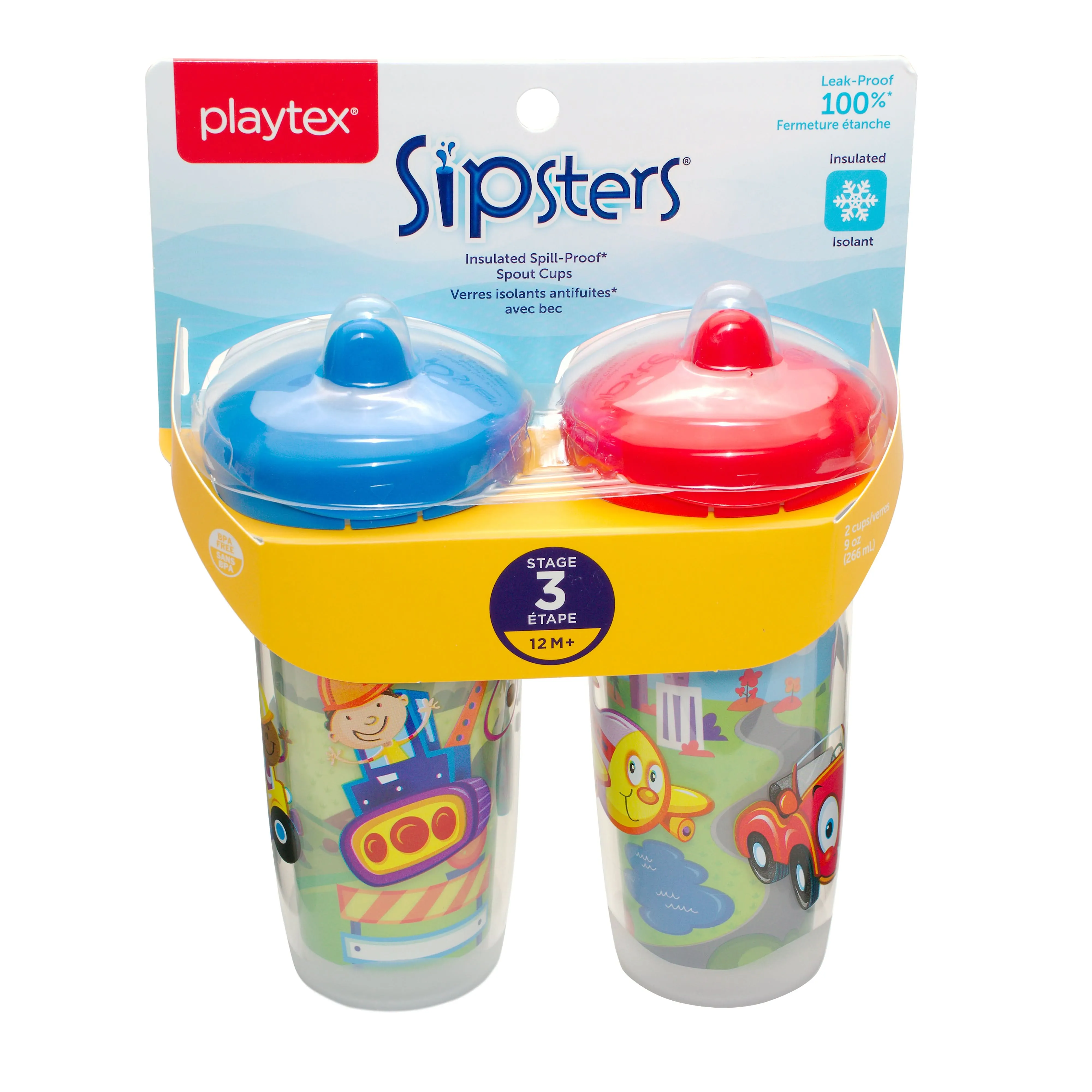 Playtex® Stage 3 Hard Spout, Leak Proof, Dishwasher Safe,  2 Pack Cups