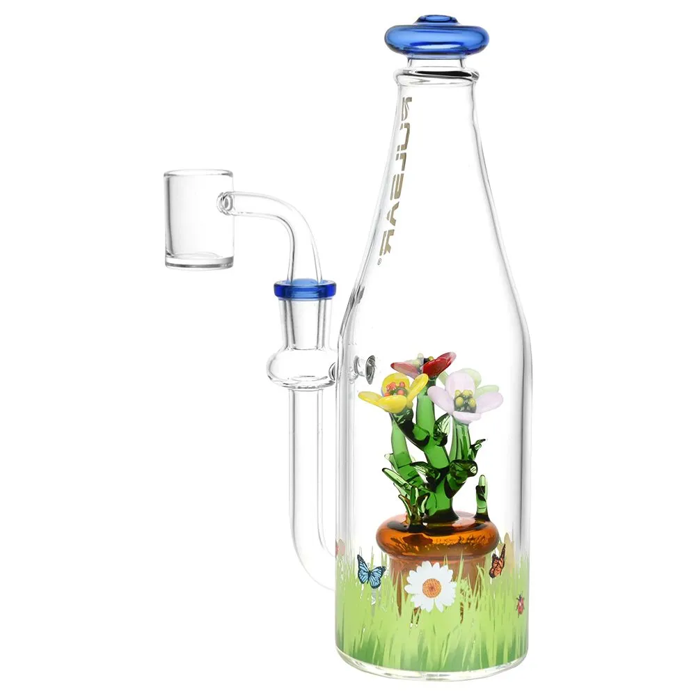 Pulsar Flower Garden Bottle Dab Rig