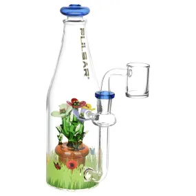 Pulsar Flower Garden Bottle Dab Rig