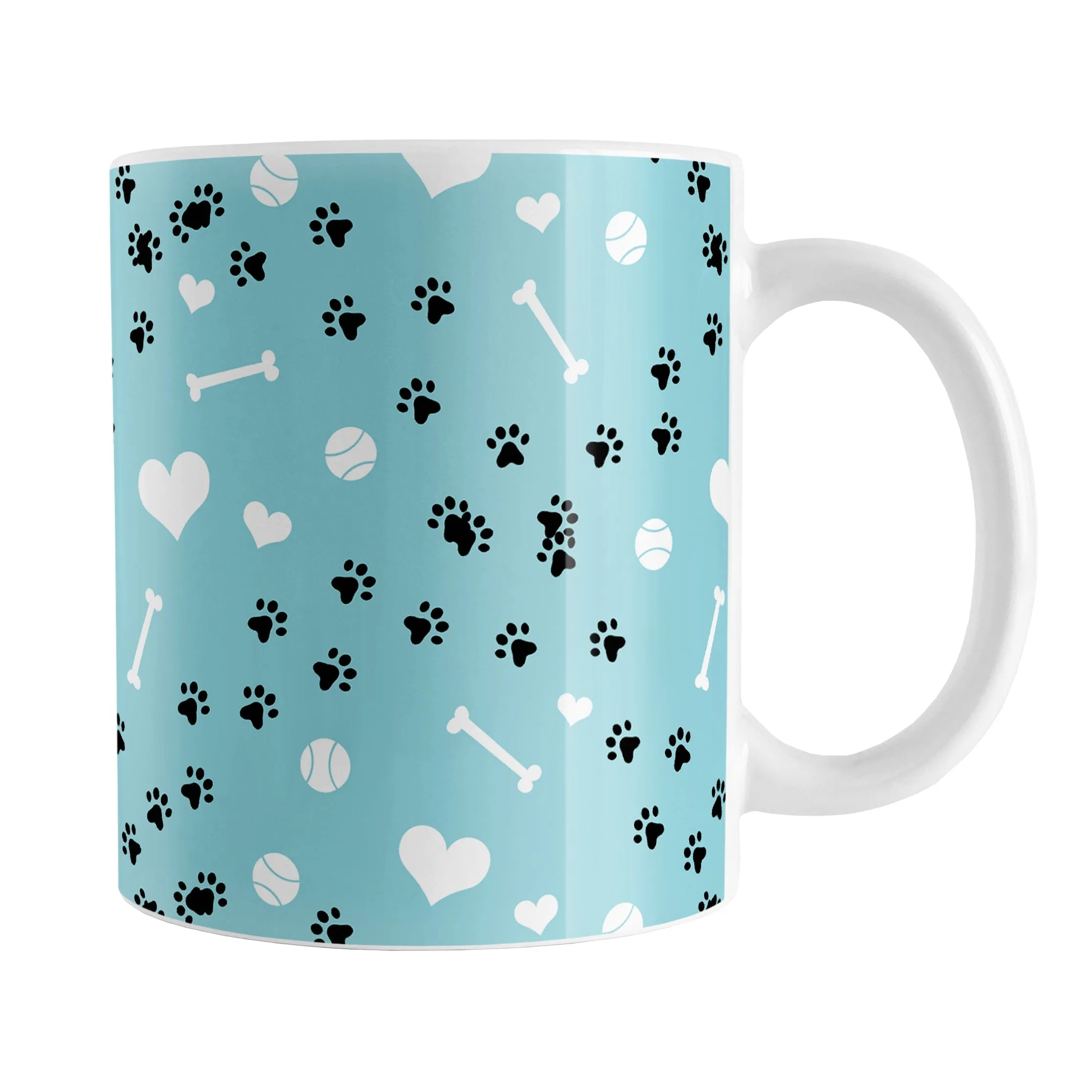 Puppy Run Blue Dog Mug