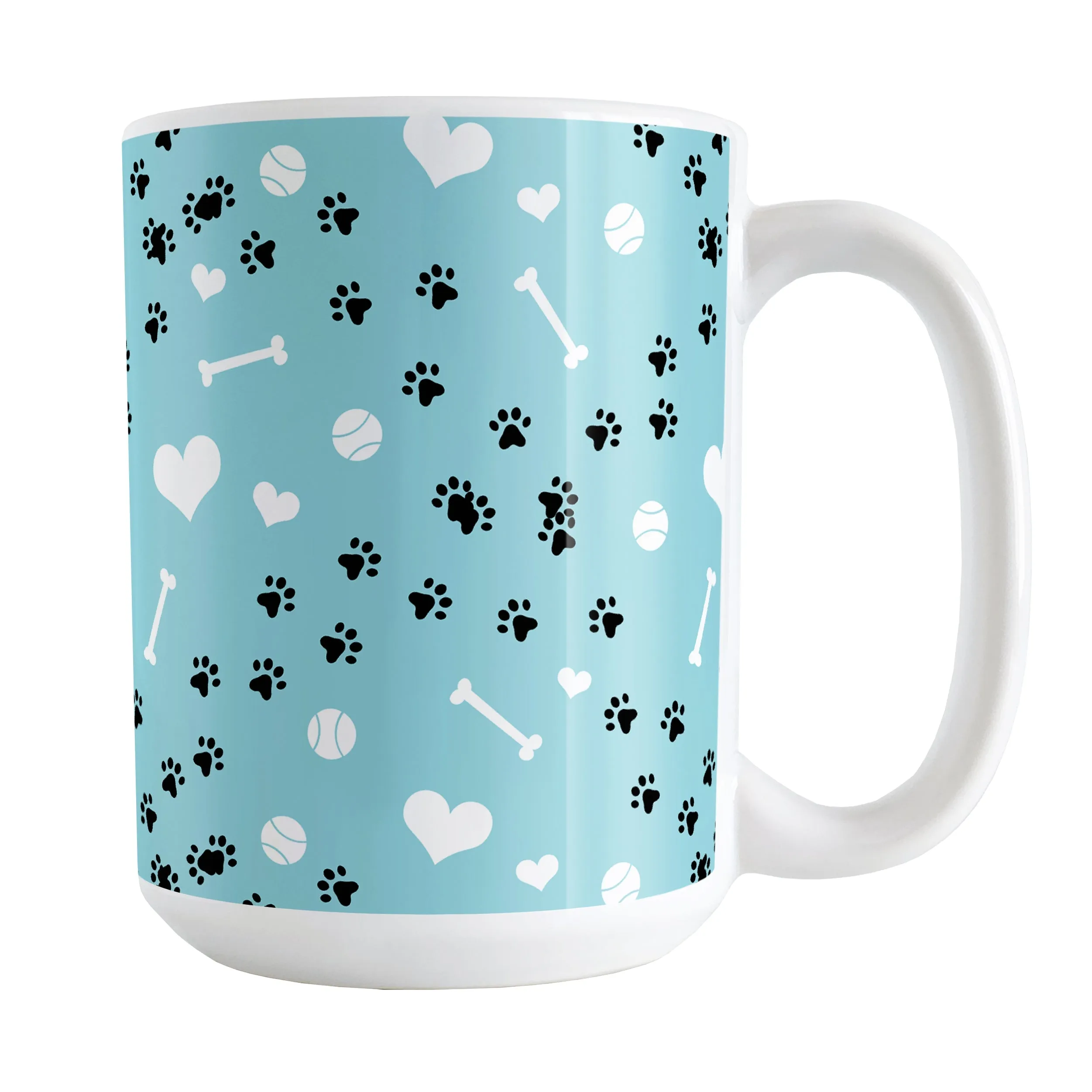 Puppy Run Blue Dog Mug