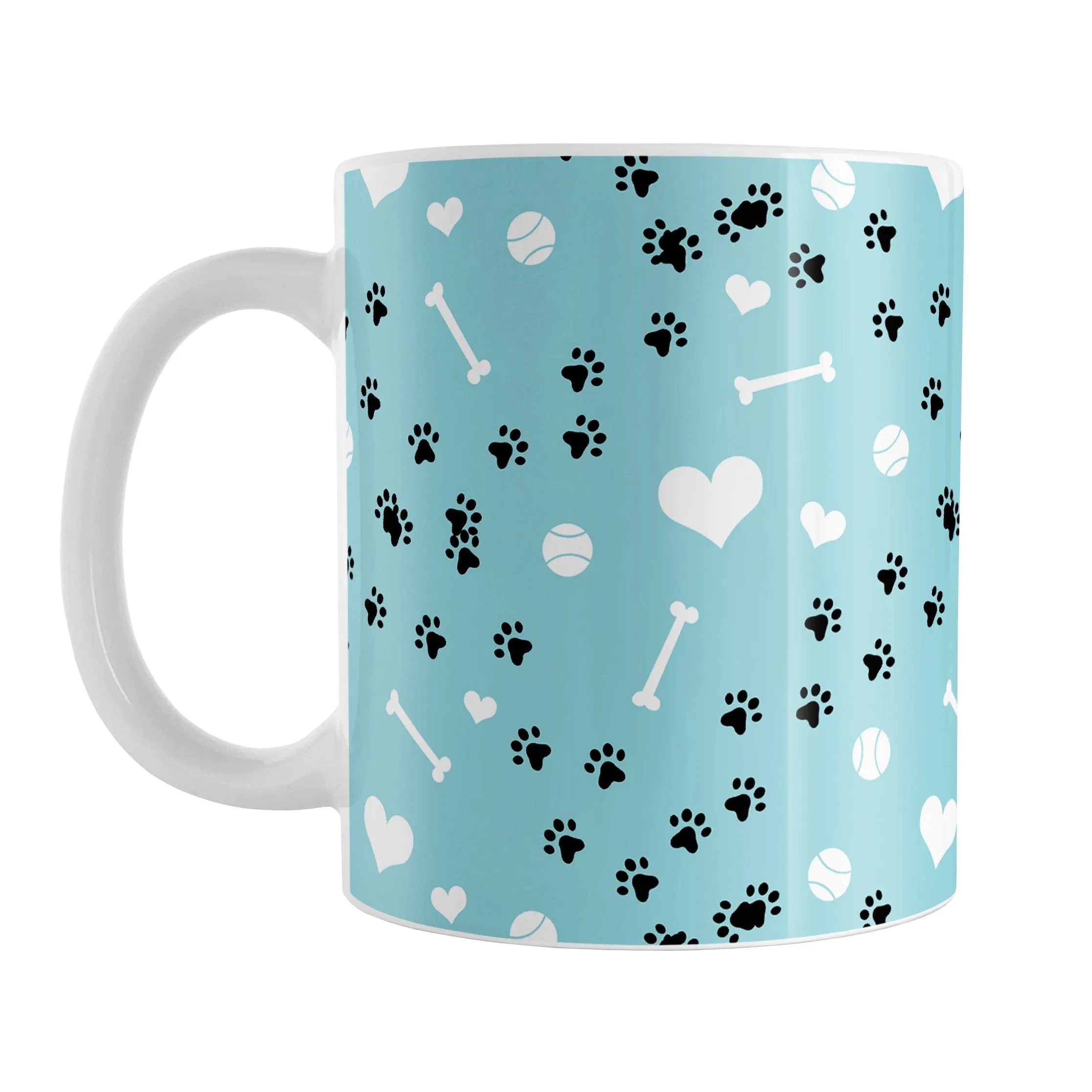 Puppy Run Blue Dog Mug