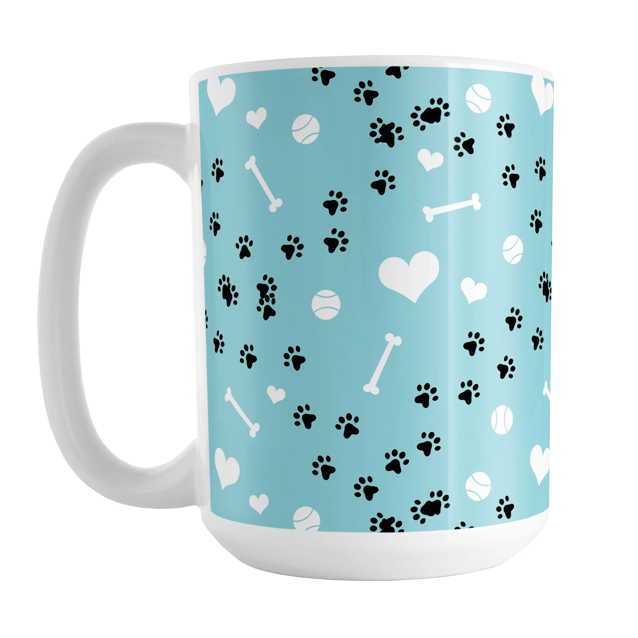 Puppy Run Blue Dog Mug