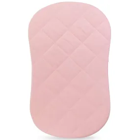 Quilted Waterproof Bassinet Sheet with Heat Protection - Pink