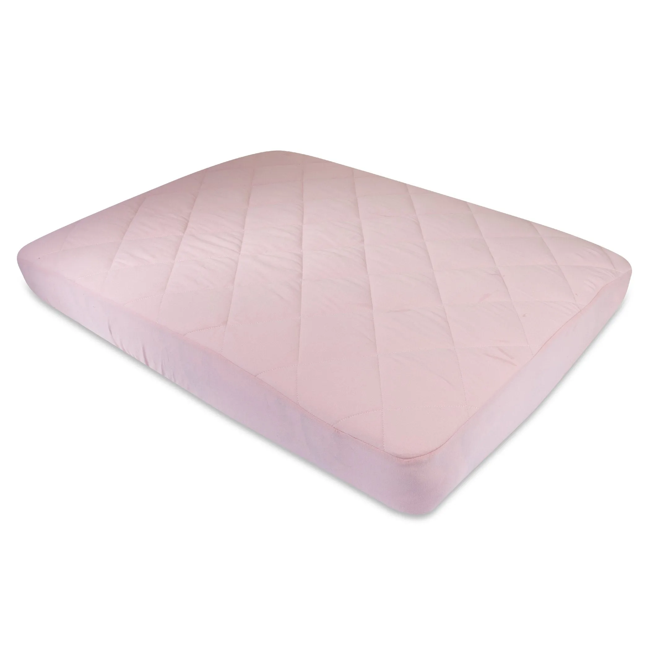 Quilted Waterproof Pack n Play | Portable Crib Sheet - Pink