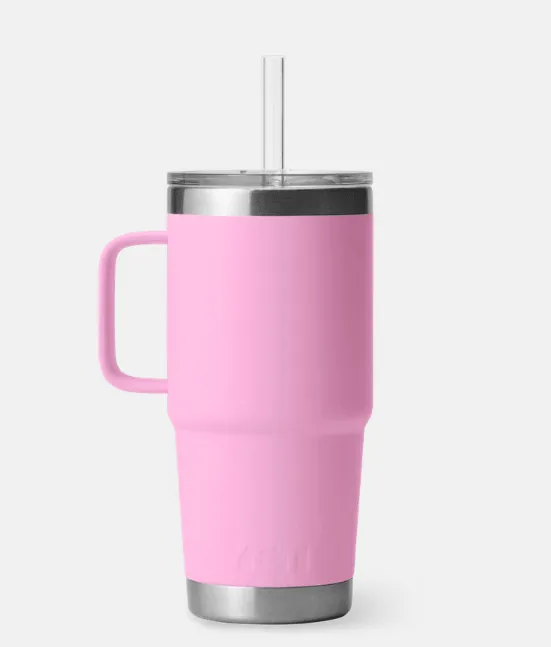 Rambler® 25 oz Mug W/Straw Lid - Power Pink