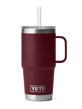 Rambler 25oz Wild Vine Red Straw Mug