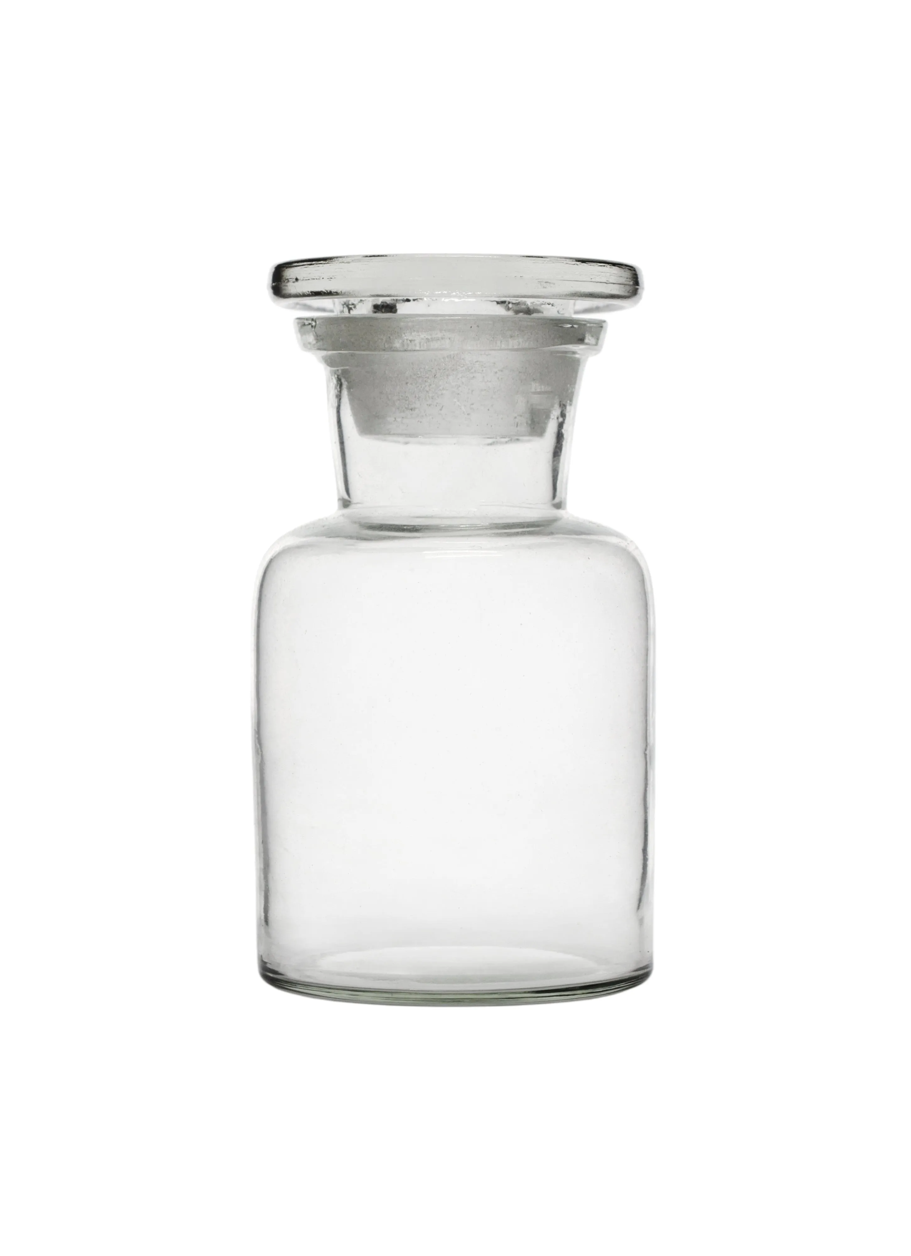 Reagent Bottle, 60ml - Wide Neck - Glass Stopper - Soda Glass