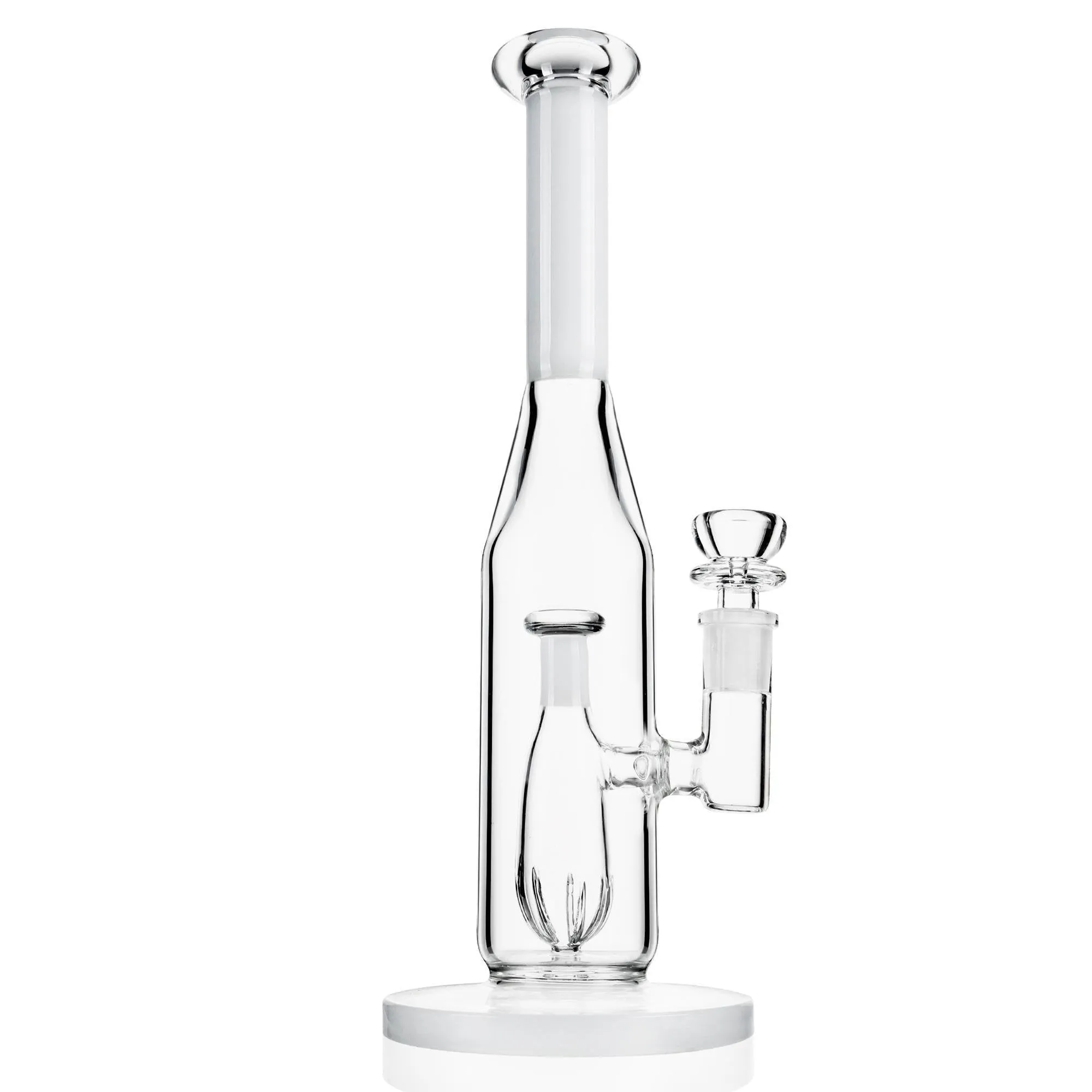 Reanice White Straight Bottle Recycler