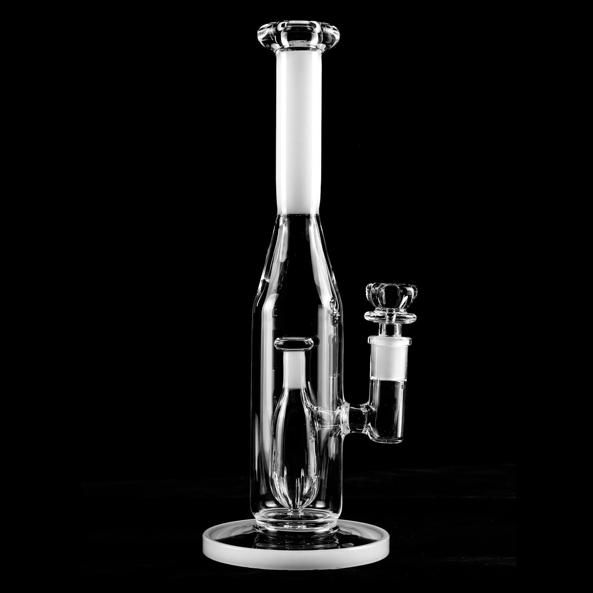 Reanice White Straight Bottle Recycler