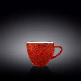 Red Porcelain Coffee / Tea Cup 10 FL OZ | 300 ML