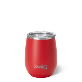 Red Stemless Wine Cup 14oz