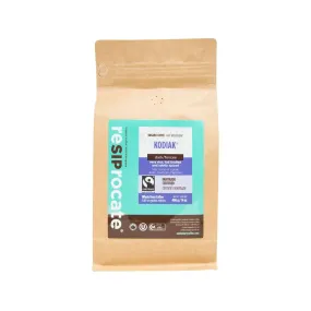 RESIPROCATE Organic Kodiak Whole Bean Coffee  (400g)