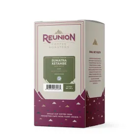 Reunion Coffee Roasters Sumatra Ketambe Coffee Pods 16 Pack