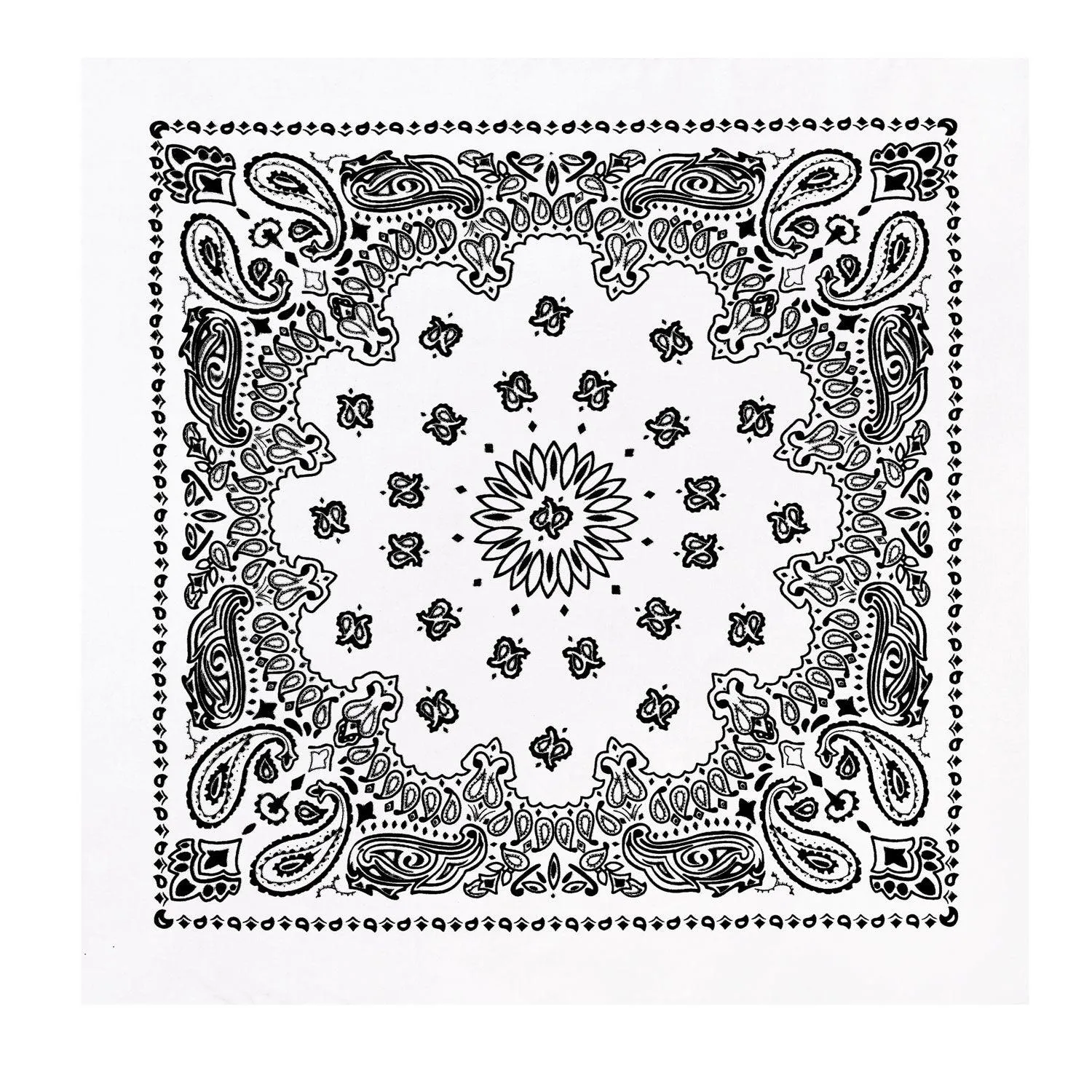 Rothco Trainmen Paisley Bandana - 22" X 22"