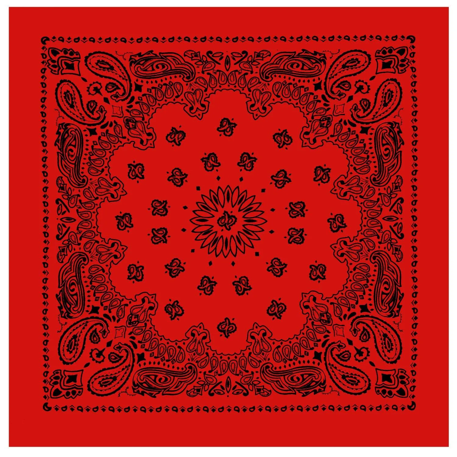 Rothco Trainmen Paisley Bandana - 22" X 22"