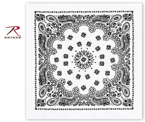 Rothco Trainmen Paisley Bandana - 22" X 22"