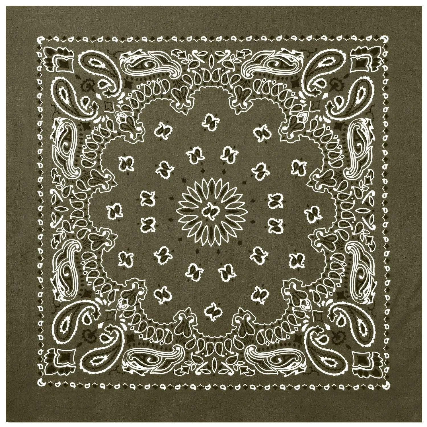 Rothco Trainmen Paisley Bandana - 22" X 22"