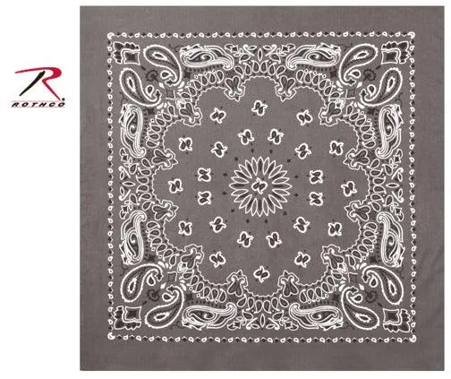 Rothco Trainmen Paisley Bandana - 22" X 22"