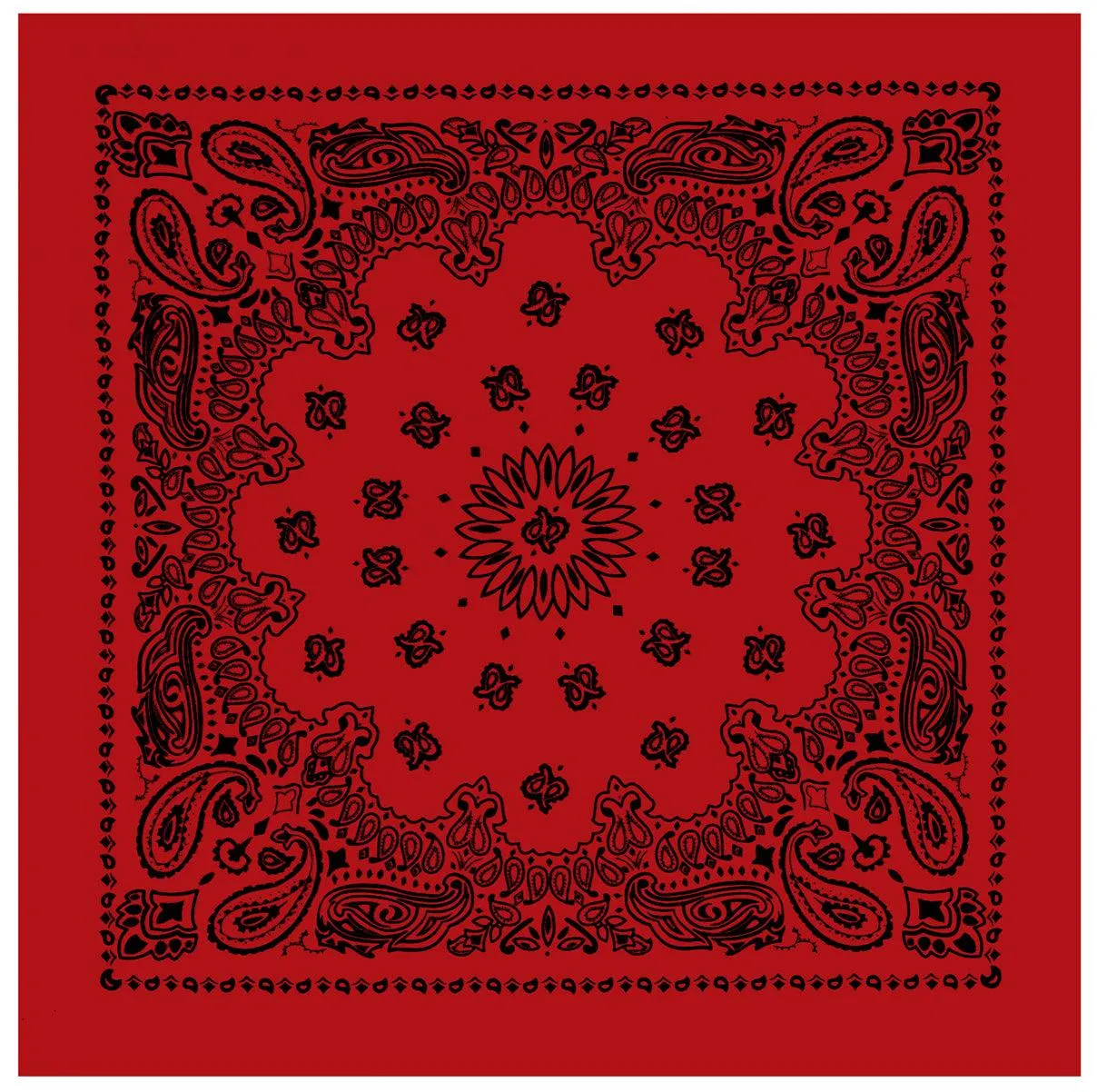 Rothco Trainmen Paisley Bandana – Extra-Large 27” X 27"