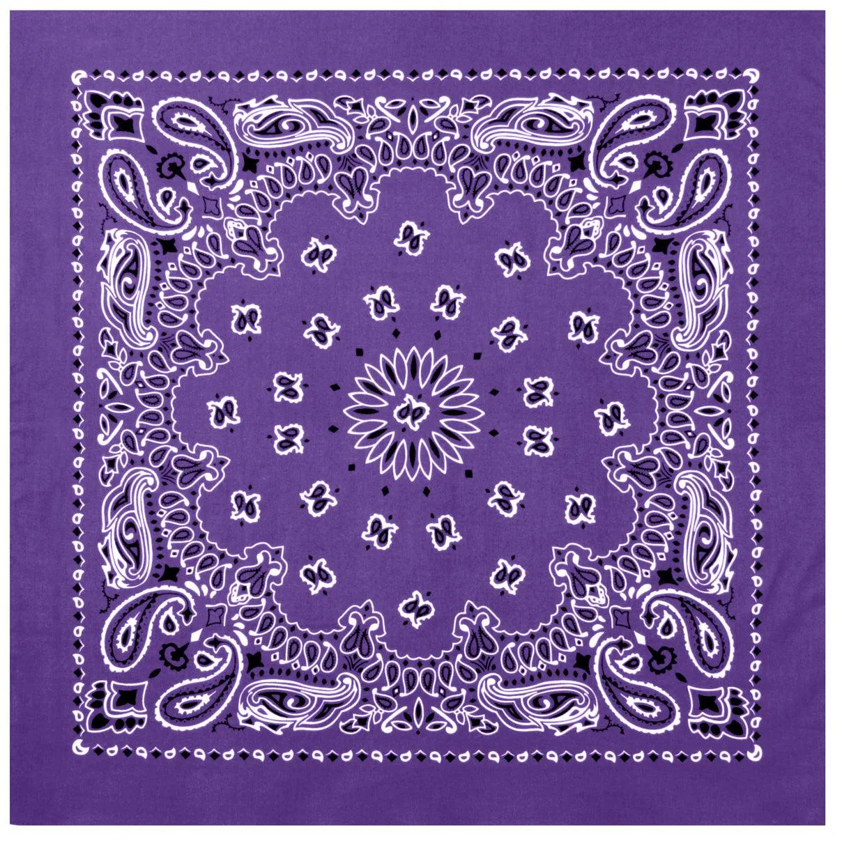 Rothco Trainmen Paisley Bandana – Extra-Large 27” X 27"