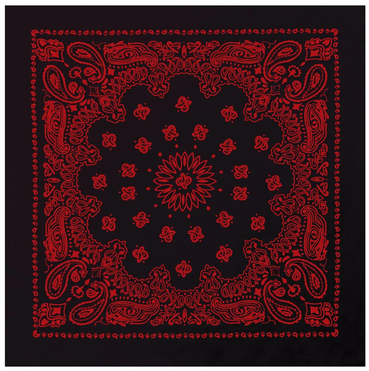 Rothco Trainmen Paisley Bandana – Extra-Large 27” X 27"