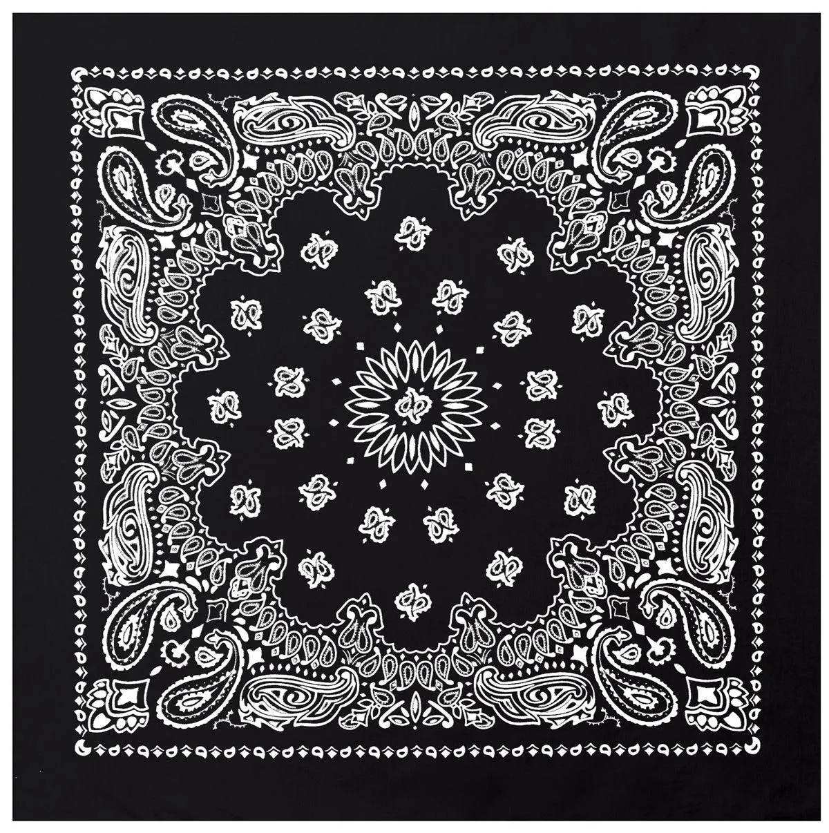 Rothco Trainmen Paisley Bandana – Extra-Large 27” X 27"