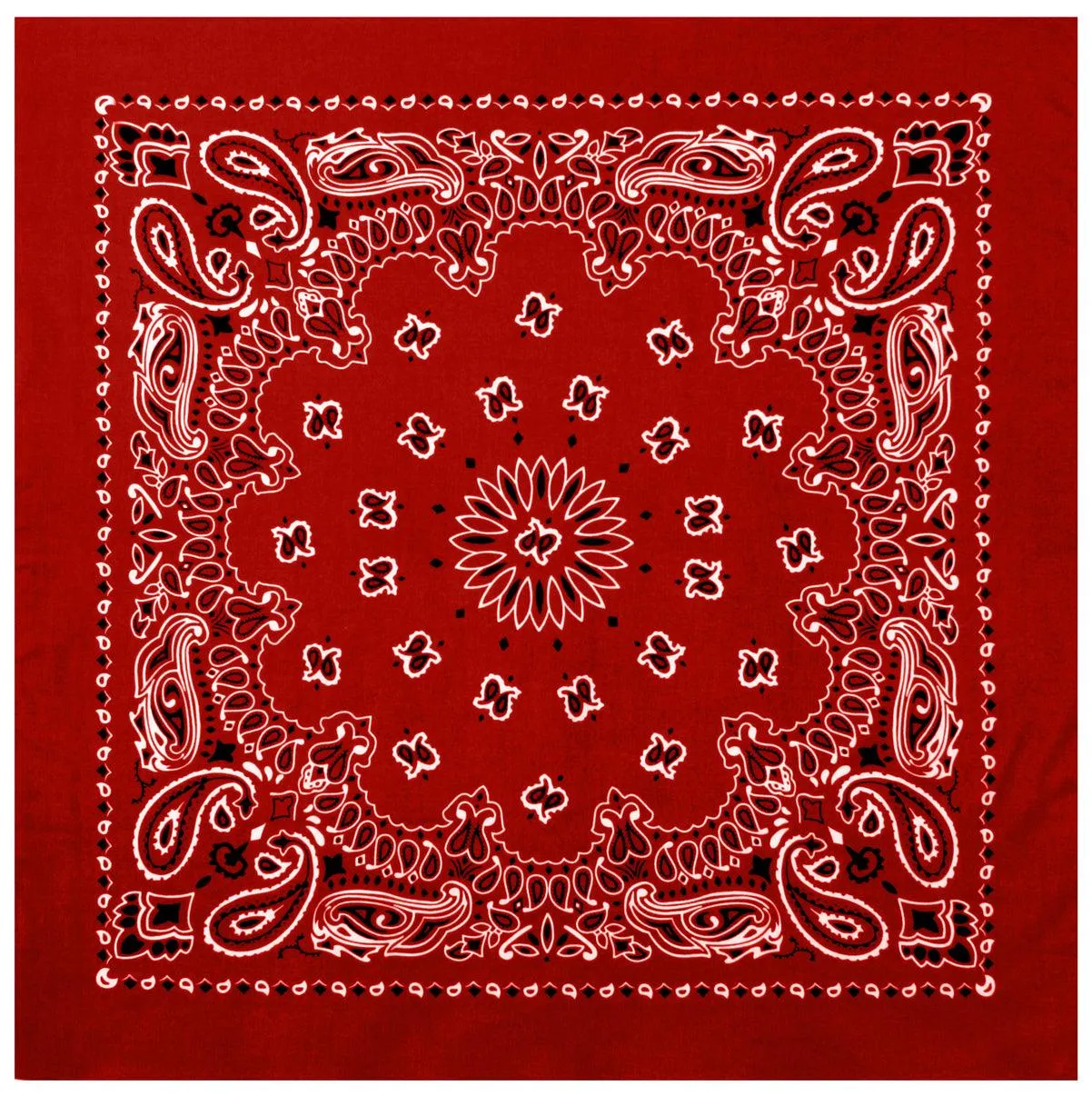 Rothco Trainmen Paisley Bandana – Extra-Large 27” X 27"