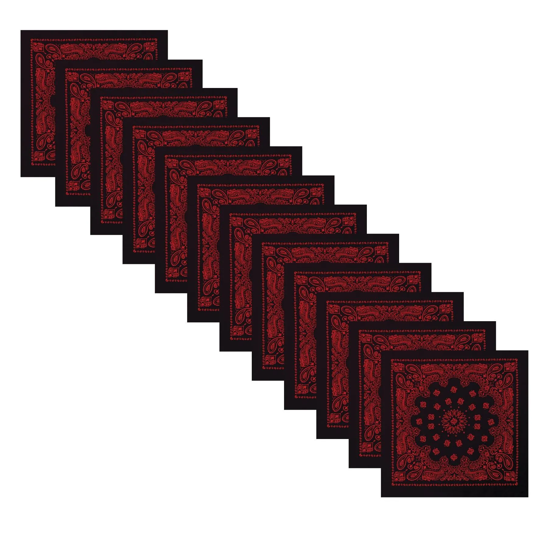 Rothco Trainmen Paisley Bandana – Extra-Large 27” X 27"