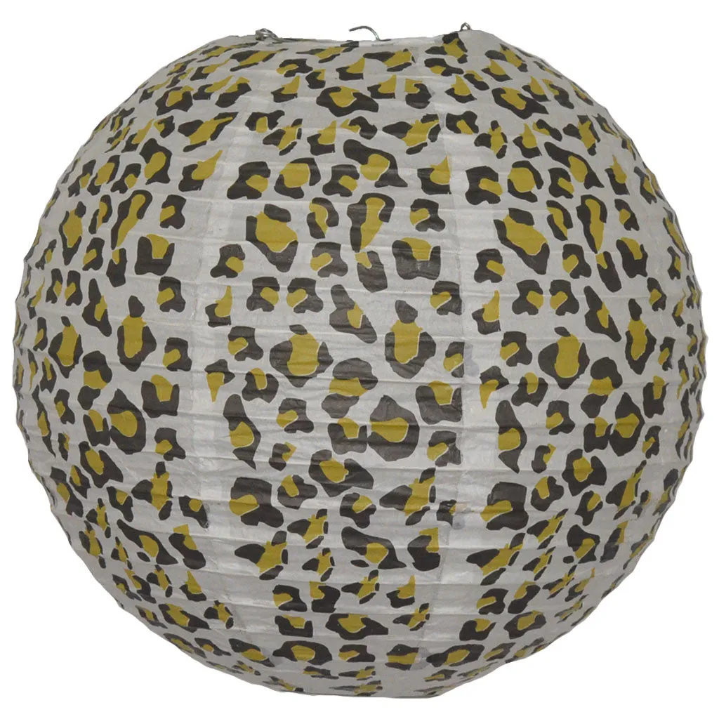 SALE - 35cm Leopard Animal Print Paper Lantern