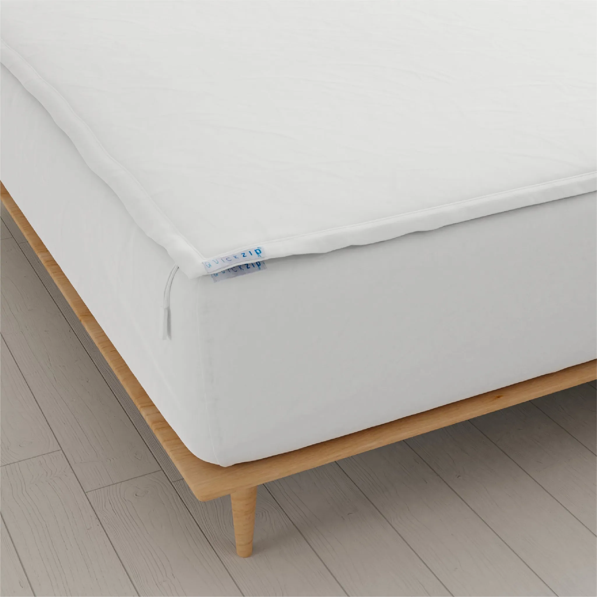 Sateen Fitted Sheet (Base   Zip Sheet ) - Split Cal King