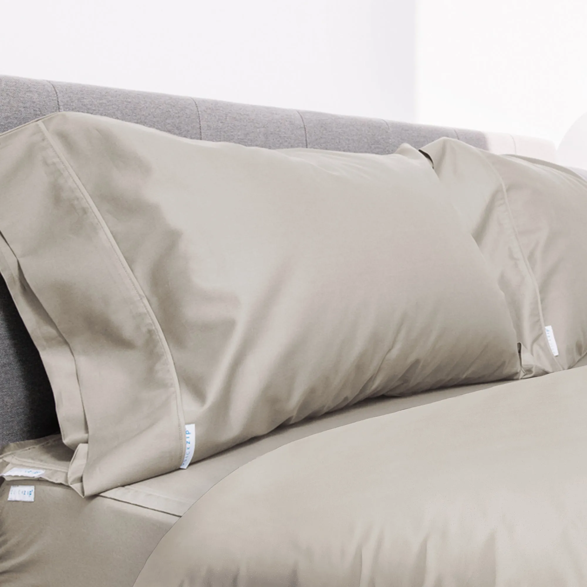 Sateen Fitted Sheet (Base   Zip Sheet ) - Split Cal King