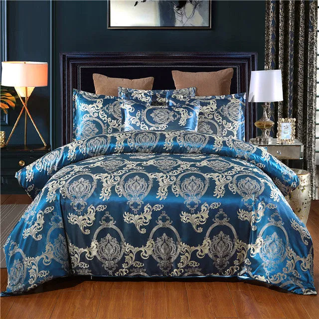 Satin Jacquard  Bedding Set