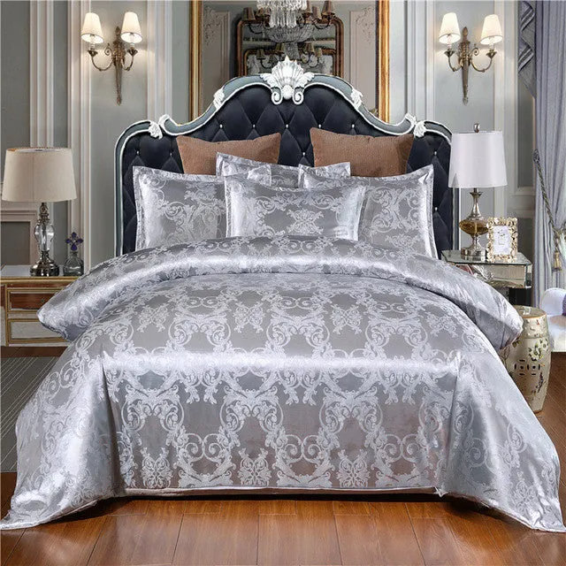 Satin Jacquard  Bedding Set