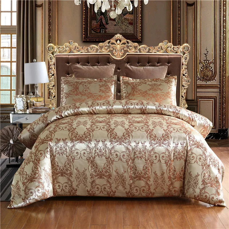 Satin Jacquard  Bedding Set