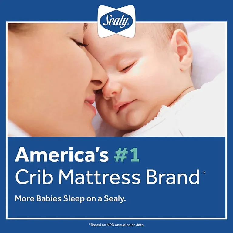 Sealy® Baby Posturepedic Grow 2-Stage Crib Mattress and Toddler Mattress