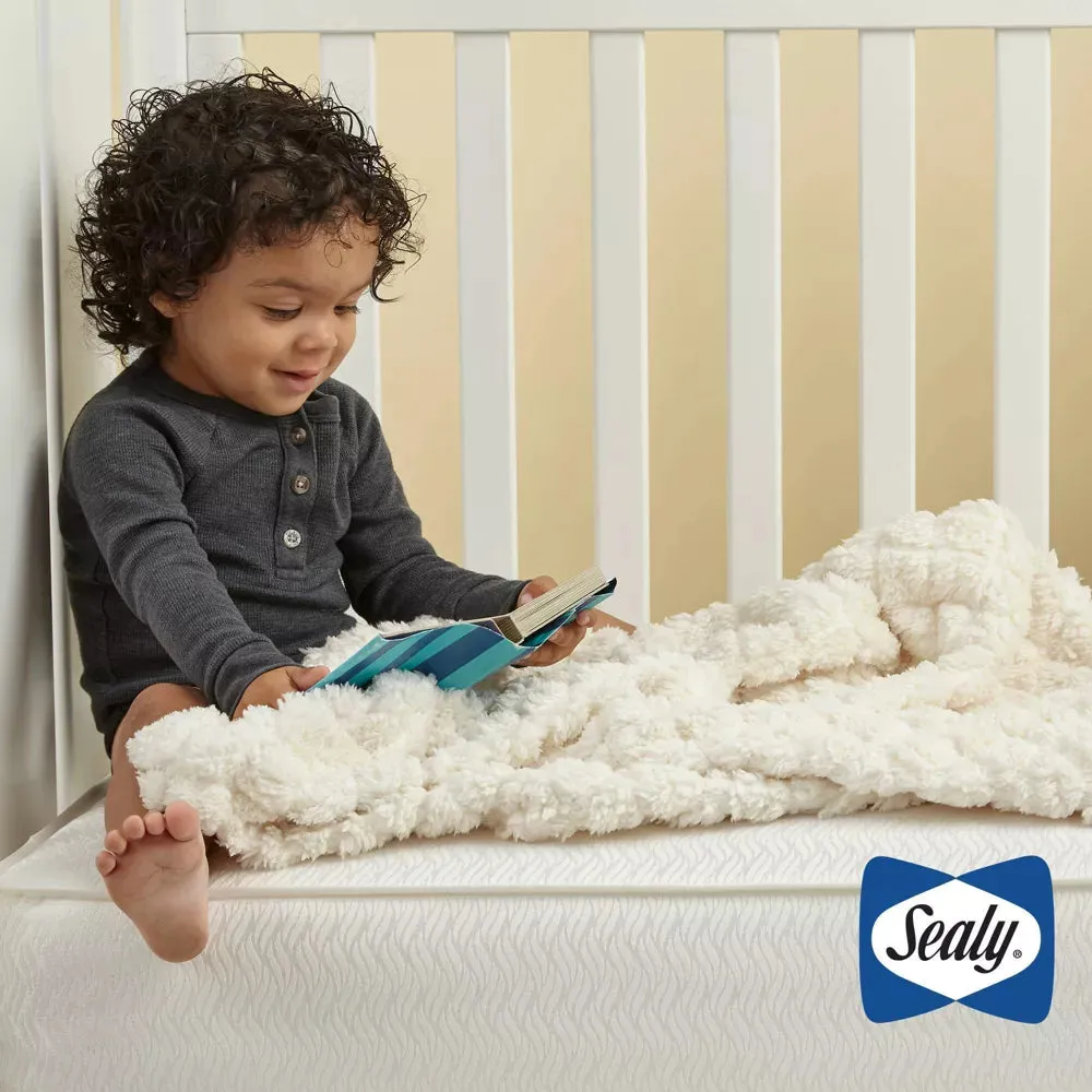 Sealy® Baby Posturepedic Grow 2-Stage Crib Mattress and Toddler Mattress