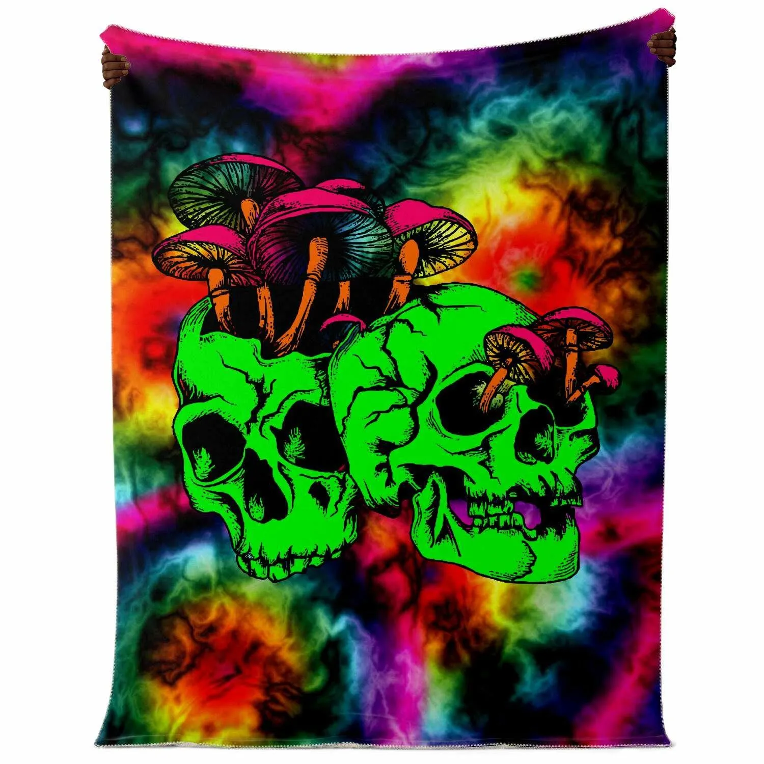 Shroom Skull Blanket