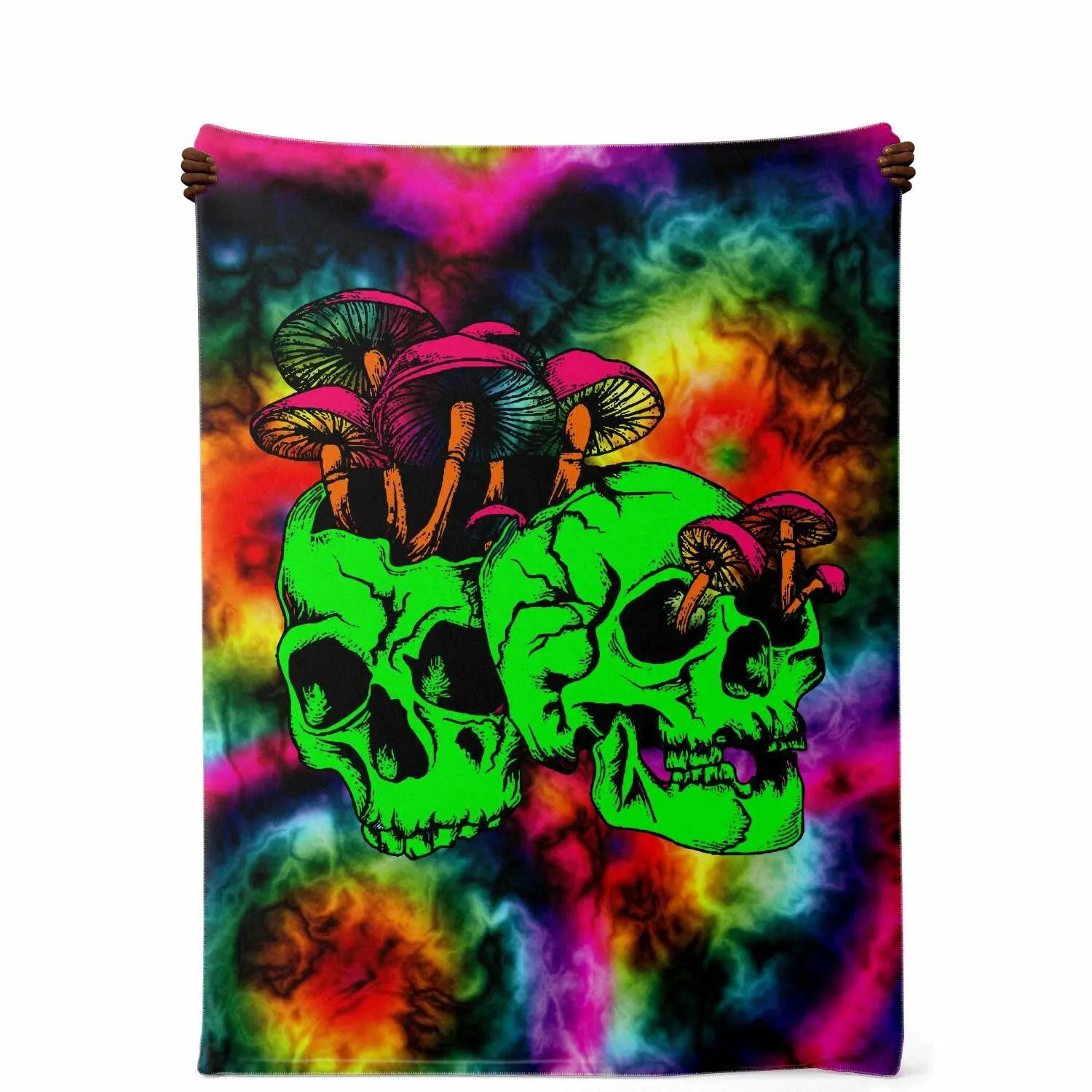 Shroom Skull Blanket