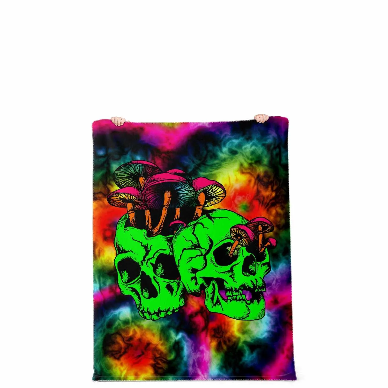 Shroom Skull Blanket