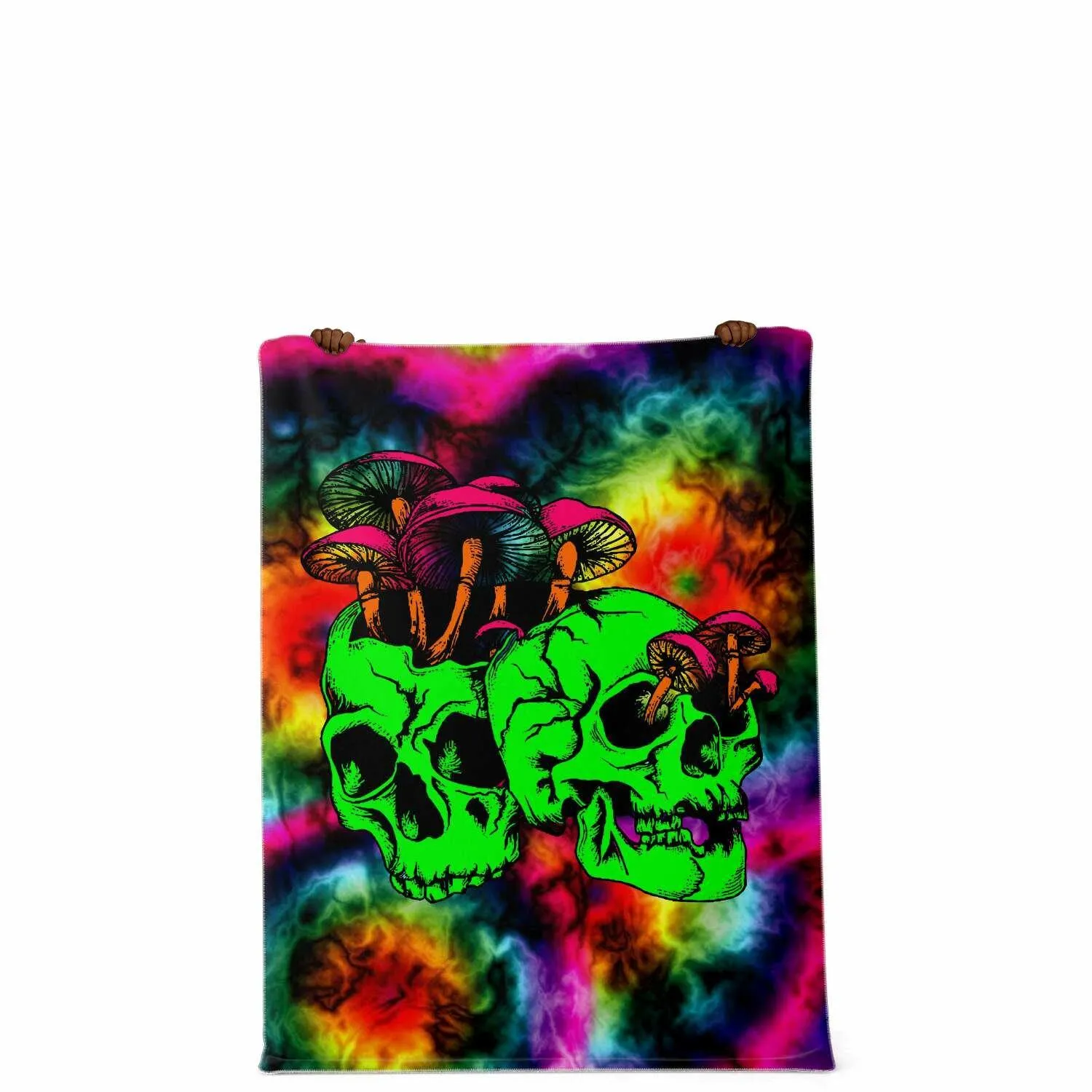 Shroom Skull Blanket